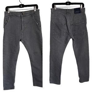 ZARA MAN GREY DENIM SKINNY JEANS